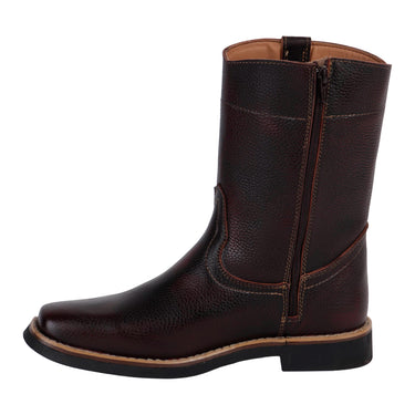 Botas Roper De Piel Fratello Color Vino Para Hombre 0482