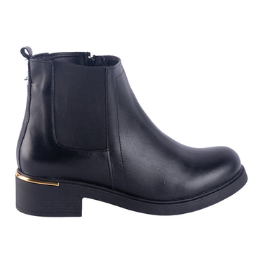 Botas Casuales en Piel Fratello Color Negro para Mujer 0724