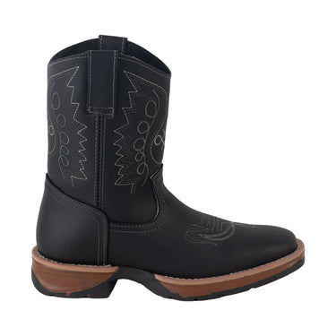 Botas Vaqueras Fratello Color Negro Para Hombre 0R-26