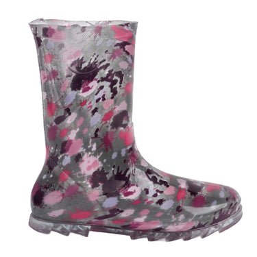 Bota Plástico Lluvia Fratello Color Rosa Para Mujer Manchas