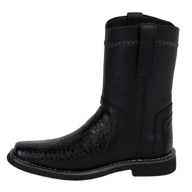 Bota Roper Piel Fratello Negro Para Hombre 0485imit.caguam