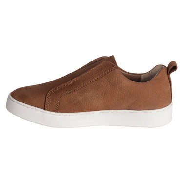 Tenis Casuales De Piel Nobuck Slip-on Fratello Color Café Para Hombre 3209