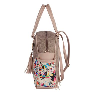 Mochila Fratello Color Beige Para Mujer Bm002