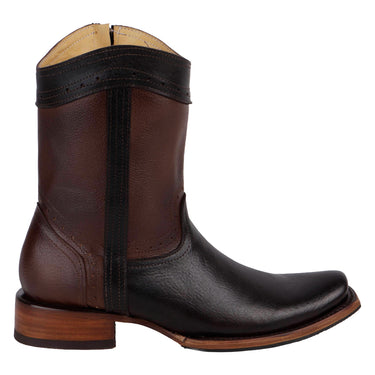 Botas Vaqueras De Piel Fratello Color Café Para Hombre 20415
