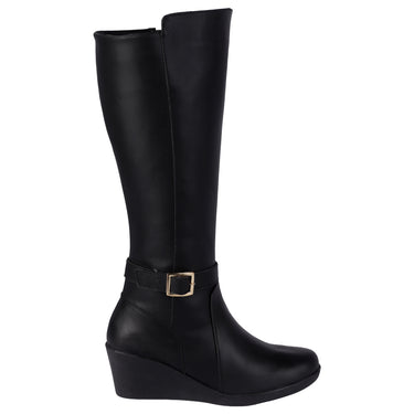 Botas Altas Color Negro Fratello Para Mujer 5532