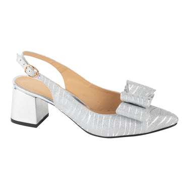 Zapatillas Abiertas Fratello Color Plata Para Mujer ZEBRA-M