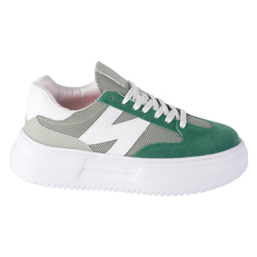 Tenis Casual Color Verde Fratello Para Mujer 1199