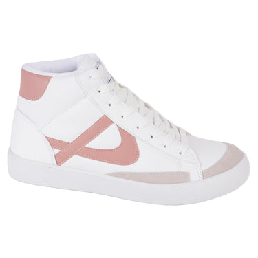 TENIS Panam DAMA - 10661 - BLANCO ROSA - 22/26