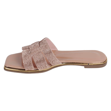 Sandalia Casual Fratello Color Oro Rosado Para Mujer 0418
