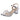 Fratello Zapatilla Con Pedrería Color Plata Para Mujer 0025