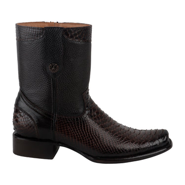 Botas Vaqueras de Piel Fratello Color Café para Hombre FRANCO
