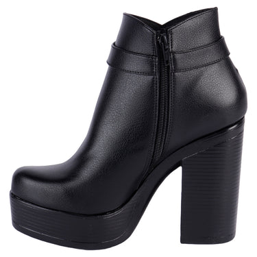 Botín Casual Fratello Color Negro Para Mujer 66564