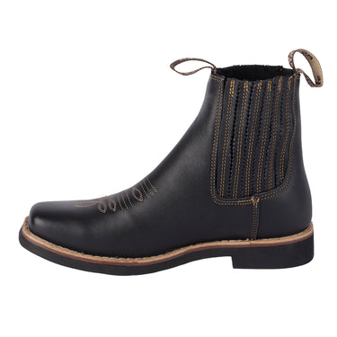 Botín Vaquero Fratello Color Negro Para Hombre 0266