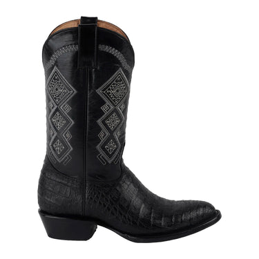 Botas Vaqueras de Piel Fratello Color Negro para Hombre 0055