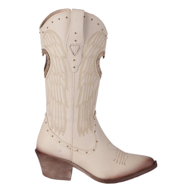 Bota Vaquera Bordada Color Late Maquech Para Mujer 8024