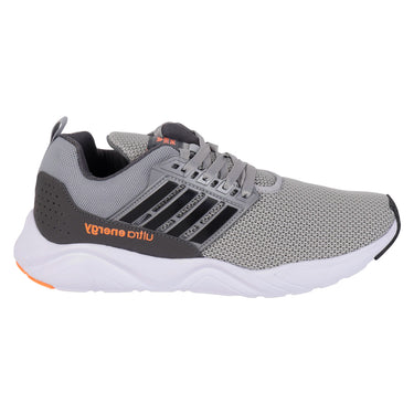 Tenis Running Pontiac Color Gris Con Negro Para Hombre 0620