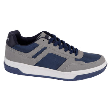 Tenis Urbanos Fratello Color Gris Y Azul Marino Para Hombre Dg-19