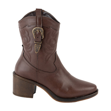 Botas Vaqueras Fratello Color Café Para Mujer 0124