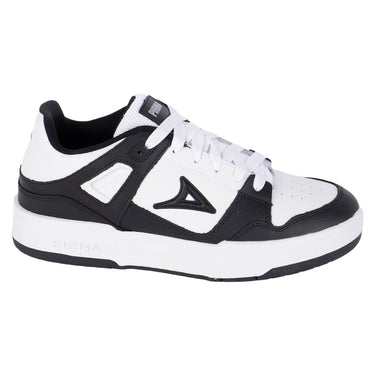 Tenis Casual Pirma Color Blanco Negro Para Hombre 5070