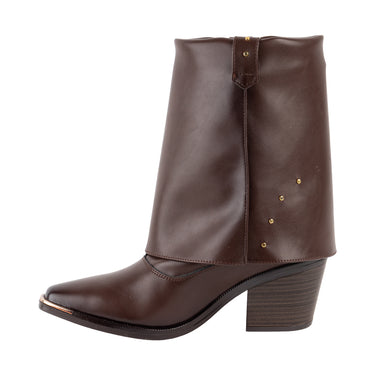 Botas Vaqueras Fratello Color Moka Para Mujer 6305