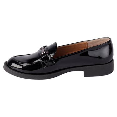 Mocasines De Charol Color Negro Fratello Mujer 0175