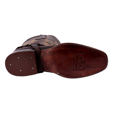 Bota Vaquera Fratello Café Para Hombre 0400