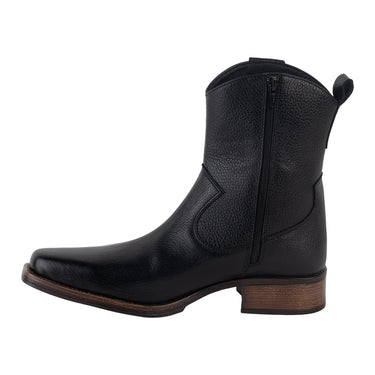 Botines Vaqueros Verde Tabaco Color Negro Para Hombre 1743