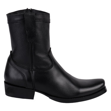 Botas Vaqueras De Piel Negro Fratello Para Hombre 20248-2