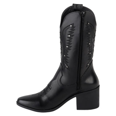 Botines Vaqueros Fratello Color Negro para Mujer 3009