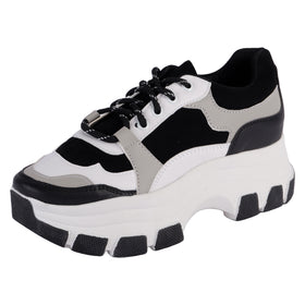 TENIS Fratello - 0048 - NEGRO GRIS BLANCO - 22/26