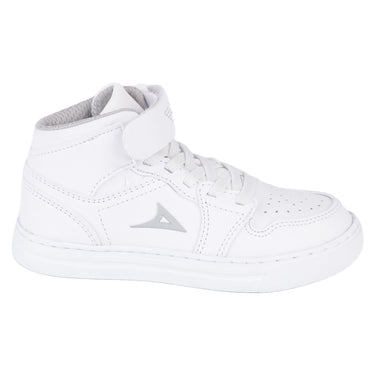 Tenis Casual de Bota con Gancho y Bucle Pirma Color Blanco para Niño 5053