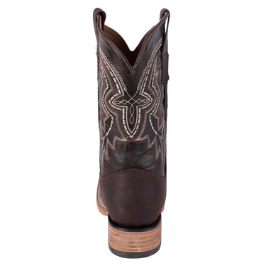 Bota Vaquera  De Piel Color Café Fratello Para Hombre 0965
