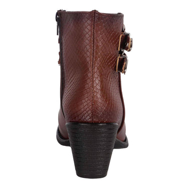 Botines Casuales De Tacón Fratello Color Tan Para Mujer 0700