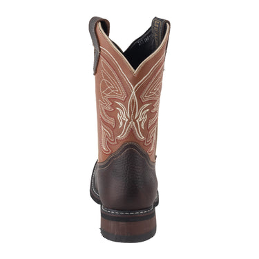 Botas Vaqueras en Piel Autentica Fratello Color Café para Hombre 0140