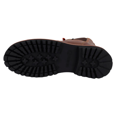 Botines Trabajo Piel Fratello Color Café Para Hombre 1300-p