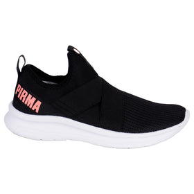 TENIS PIRMA - 4526 - NEGRO CARMIN - 22/26