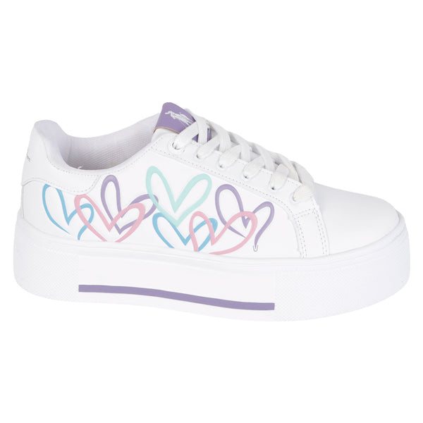 TENIS POLO HPC - 4073 - BLANCO LILA - 22/26