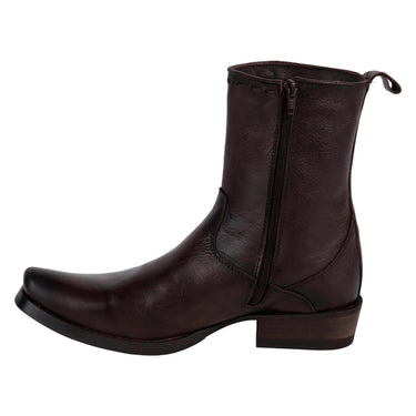 Bota Vaquera Piel Fratello Color Shedron Para Hombre 20338