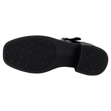 Zapato Escolar De Piel Fratello Color Negro Para Mujer 0080