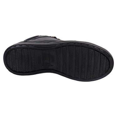 Botines Confort De Piel Fratello Color Negro Para Mujer 1015