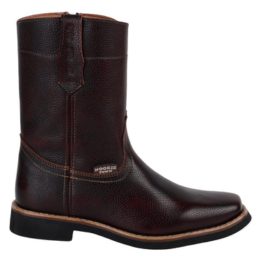 Botas Roper De Piel Fratello Color Vino Para Hombre 0482