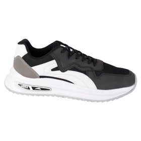 TENIS Fratello - 0822-M - NEGRO BLANCO OXFORD - 25/29
