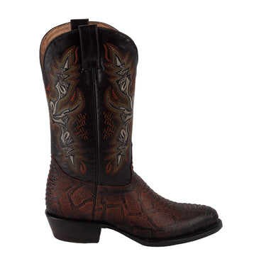 Botas Vaqueras de Piel Fratello color Café para Hombre 0055