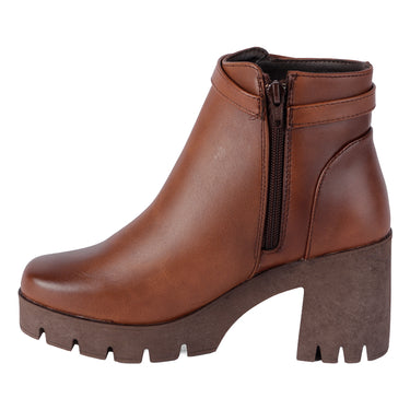 Botines Casuales Color Café Fratello Para Mujer 25671