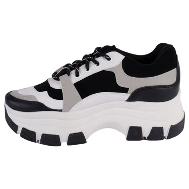 Tenis Casual Fratello Color Negro Para Mujer 0048