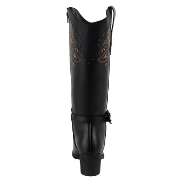 Botas de Tubo Alto Maquech Color Negro para Mujer 0894