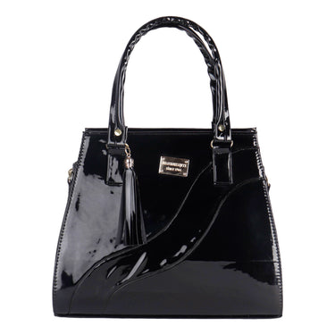 Bolso Tote Fratello Color Negro Para Mujer Bn058 Negro Lisa Oro