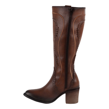 Botas de Tubo Alto Maquech Color Café para Mujer 3090