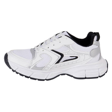 Tenis Casuales Suela Confort Fratello Color Blanco Y Negro Para Mujer 7000