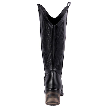 Botas Vaqueras Color Negro Fratello Para Mujer 2030